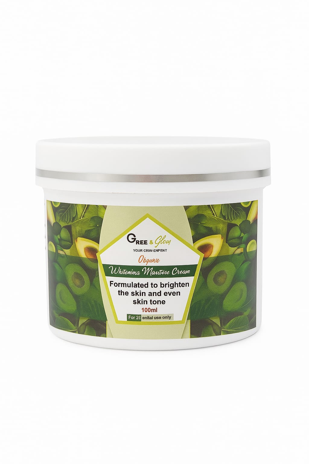 Green & Glow Papulive Whitening Massage Cream – Brightening & Even-Tone Formula (100ml)