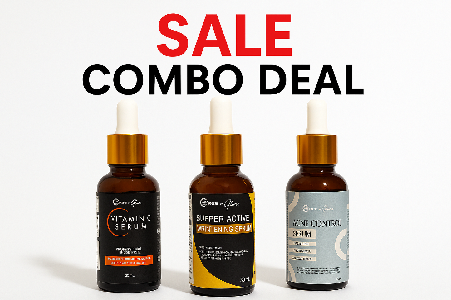 Glow & Renew – Ultimate Serum Combo (3-in-1 Skincare Set)