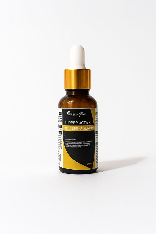 Gree & Glow Supper Active Whitening Serum – Brightening & Radiance Boost Formula (30ml)